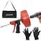 Drainx SPINFEED Drum Auger Drain Snake, Auto Extend and Retract, with Work Gloves and Carrying Bag DHX1-1045 - alternate 1